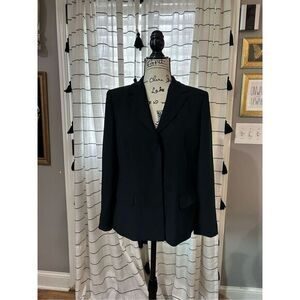 Charter Club Womens Black Blazer Size 10 Petite